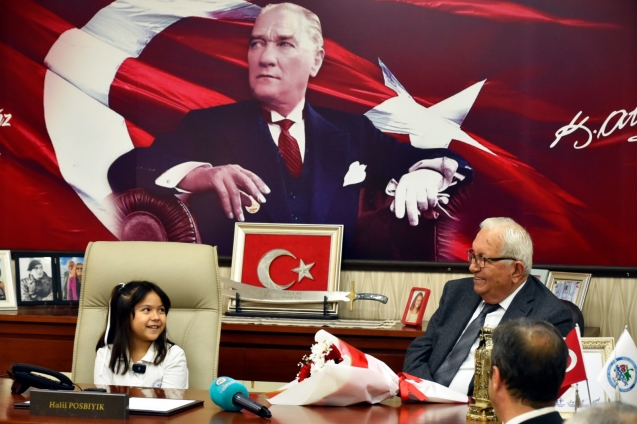 ADEN SU CEBİR, BAŞKAN POSBIYIK’IN KOLTUĞUNA OTURDU...
