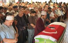 Maden şehidi Kahveci dualarla uğurlandı