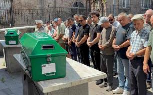 Dede ve torunu son yolculuğuna uğurlandı