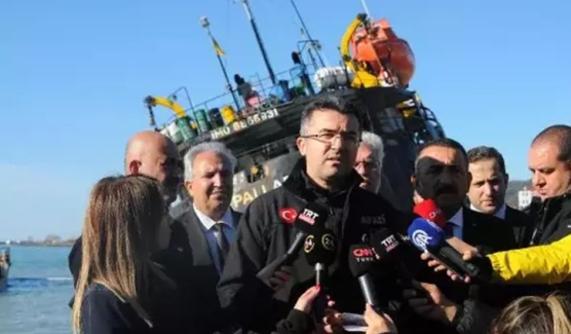 Gemi'nin konumu tespit edildi.