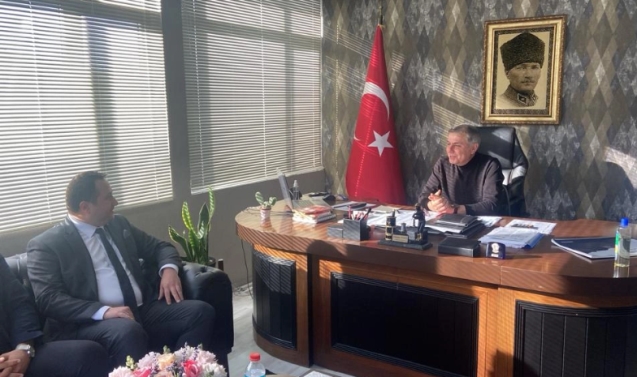 Emrah Karaarslan; Mustafa Aydın'ı ziyaret etti.