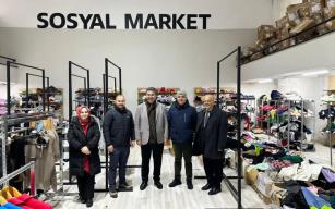 Kaymakam Fatih Yılmaz’dan Sosyal Market’e ziyaret....