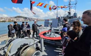 TCG Erdemli Mayın Avlama gemisi, 23 Nisan’da ziyarete açıldı