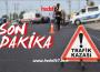 Trafik kazası...1 yaralı