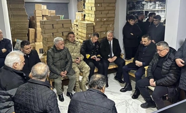 Hacıbektaşoğlu; Şehit ailesini ziyarette bulundu...