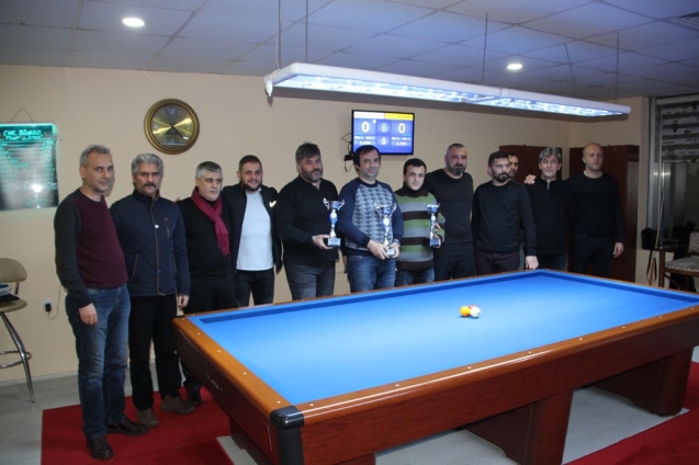 CNK bilardoda yılın son turnuvası tamamlandı…