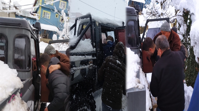  OFFROAD kulübü  mahsur kalanların yardımına koştu.