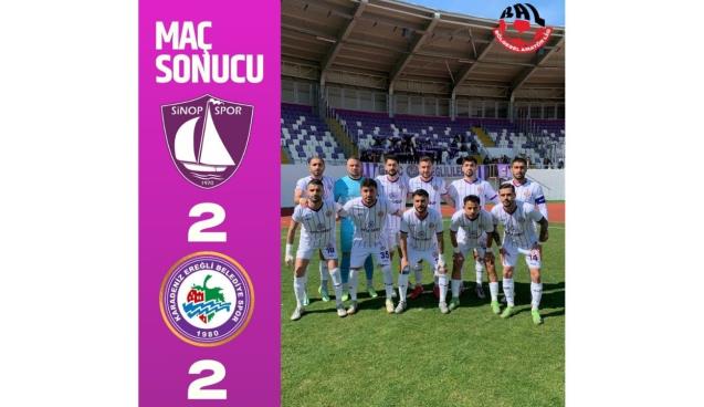 Kdz. Ereğli belediyespor beraberlik ile dönüyor...
