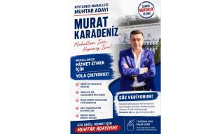 MURAT KARADENİZ ADAYLIĞINI DUYURDU