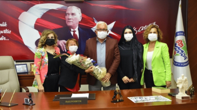 Kadın Gücü Kooperatifi’nden Başkan Posbıyık’a ziyaret