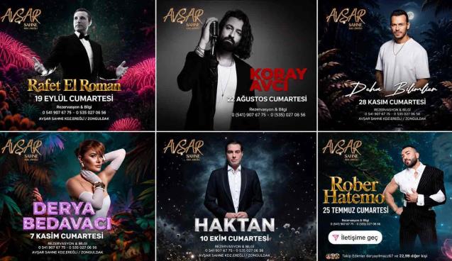 Avşar Sahne’de yıldızlar geçidi devam ediyor…