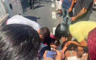 Kamyonet çarptı…Durumu ağır…