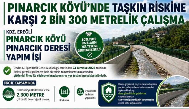 Pınarcık Köyü’ne büyük yatırım…