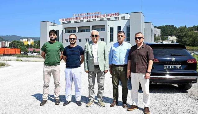 Posbıyık, asfalt çalışmalarını yerinde inceledi