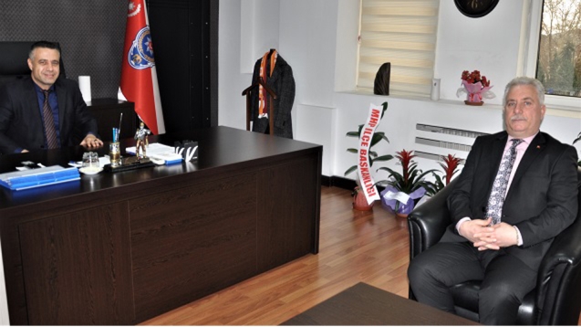 DEMİRTÜRK'TEN , ÇELİK'E ZİYARET...