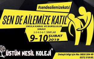 Üstün Nesil Koleji’nden bursluluk sınavı