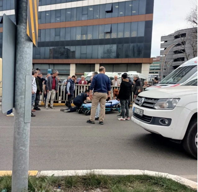 Çevre yolunda trafik kazası: Bariyerlerin önüne düştü