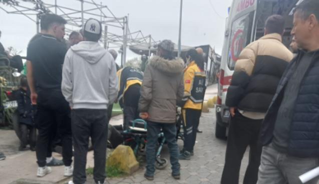 Sürücünün açtığı kapı kazaya neden oldu…