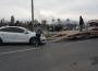 OTOMOBİL İLE TIR ÇARPIŞTI...