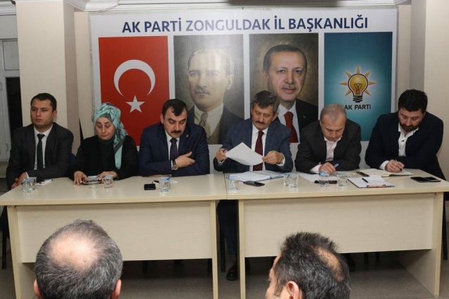 8 İlçe Başkanı ve 17 Belde başkanı katıldı