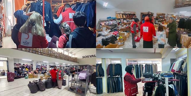 Kızılay bayram öncesi çocukları sevindirdi...