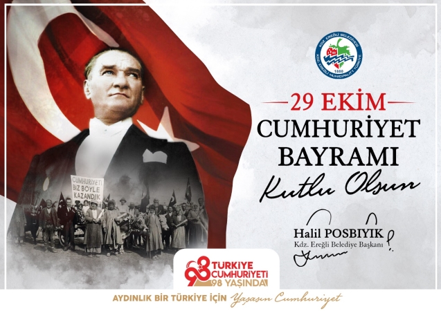 Başkan Posbıyık:Aydınlık Bir Türkiye için Yaşasın Cumhuriyet