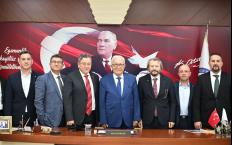 Ereğli Ticaret ve Sanayi Odası heyeti ziyaretlerde bulundu..