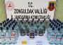 Sahte basın kartı ve 80 litre kaçak alkolle yakalandı