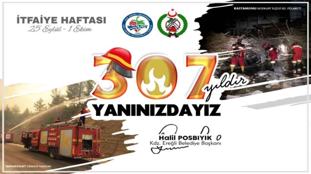 İtfaiye'nin 307. Yılını kutladı...