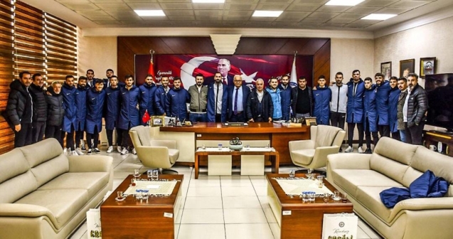Kdz Ereğli belediye spordan Posbıyığa geçmiş olsun ziyareti.