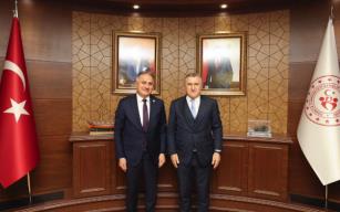 Bozkurt, Bakan Bak’ı ziyaret etti…