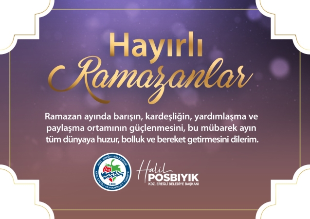 Halil Posbıyık, Hayırlı Ramazanlar...