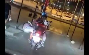 Motosikletle trafikte tehlikeli seyahat…