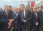 Kısa sohbette sıcak tavırları ile dikkat çekti