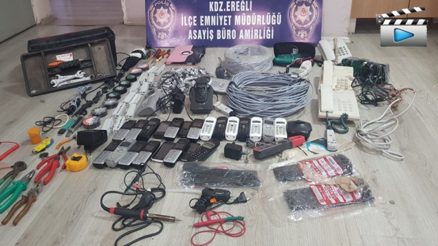 İZİNSİZ TÜRK TELEKOM HATLARINA GİREN ZANLILAR YAKALANDI...