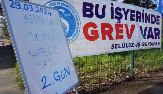 Başkan Yeşil'den OYKA işçi grevine ziyaret...