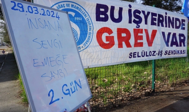 Başkan Yeşil'den OYKA işçi grevine ziyaret...