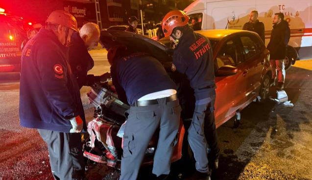 Işık ihlali kazayı beraberinde getirdi...