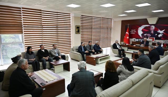 BAŞKAN POSBIYIK, DAİRE MÜDÜRLERİNDEN BRİFİNG ALDI