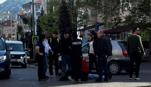 Sürücü hakimiyetini kaybetti… Motosikleti devirdi…