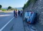 Trafik kazasında 2 kişi yaralandı...