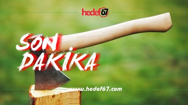 Fındık dalını keserken, ayağını kesti...