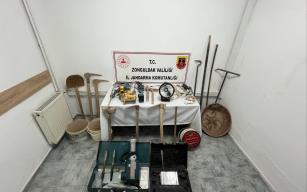 Define avcılarına Jandarma baskını...