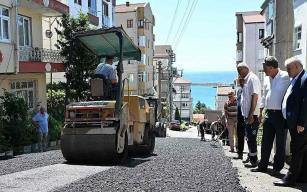 Sıcak asfalt çalışmaları kesintisiz sürüyor...