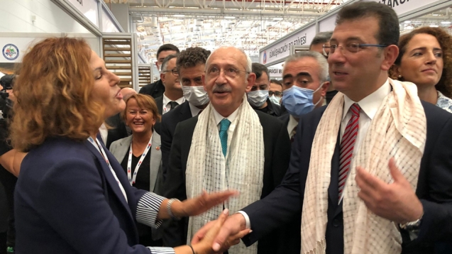 KILIÇDAROĞLU VE İMAMOĞLU, KDZ. EREĞLİ STANDINI ZİYARET ETTİ