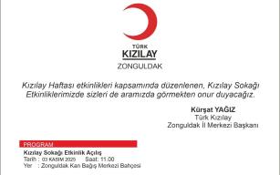 Kızılay haftası etkinliklerle kutlanacak...