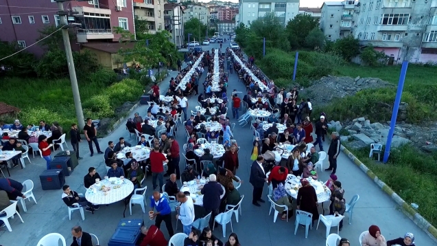 Gülüçlüler iftar alanında bir araya geldi…