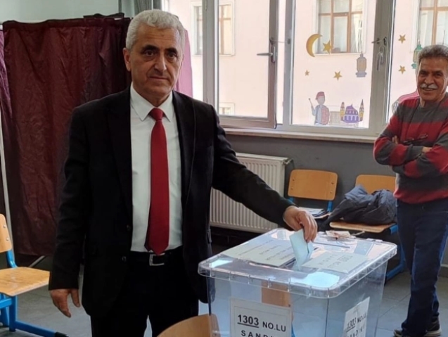 Gülüç Belediye Başkan Adayı Kerim Sönmez oyunu kullandı