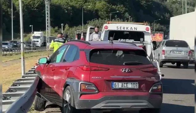 Tüneli girişinde feci kaza… Yaralılar var…