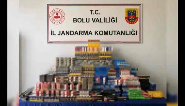 Binlerce paket kaçak sigara ele geçirildi